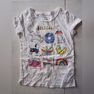 ‼️5 items for $8‼️ Carter's White 'Squad Goals' Graphic Tee